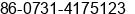 Fax number of Mr. Liu RangAn at Changsha