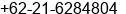 Fax number of Mr. Onggutomo/Hendra Atau at Jakarta Barat