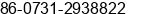 Fax number of Ms. ÕÅ½¿ at Â³Â¤ÃÂ³