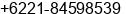 Fax number of Mr. J. Naftaly at Bekasi