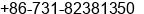 Fax number of Ms. Panny Liu at Changsha