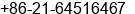 Fax number of Mr. Jay Xiao at Shanghai