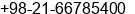 Fax number of Mr. Hanud Porkar at Tehran