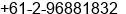 Fax number of Mr. Darren Li at toongabbie 