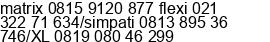 Mobile number of Mr. Marketing at JAKARTA