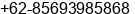 Mobile number of Mr. J. Naftaly at Bekasi