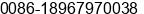 Mobile number of Ms. Lucy Fang at jinhua
