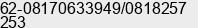 Mobile number of Mr. Erick Darseno at SOLO/SUKOHARJO