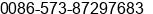 Phone number of Ms. Jelly Chen at Haining City