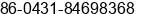 Phone number of Mr. WAITER woo at Changchun