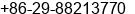 Phone number of Mr. SAM SHAN at XIAN