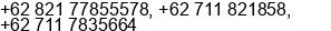 Phone number of Mr. Rachmad, SE at Palembang
