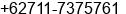 Phone number of Mr. Chandra at Palembang