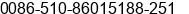 Phone number of Mr. Mike Ja at Jiangyin