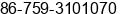 Phone number of Mr. Garry Li at ZHANJIANG
